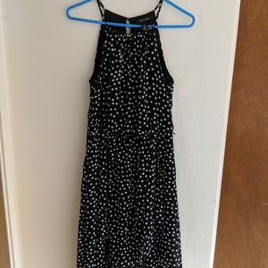 White House Black Market Polka Dot Midi Dress